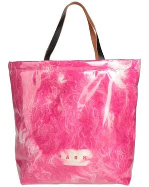 Marni Fuchsia Handbag Pvc - Pink