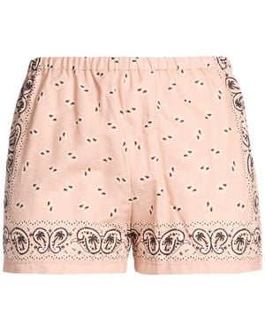 Palm Angels Light Shorts & Bermuda Shorts Linen, Cotton - Pink