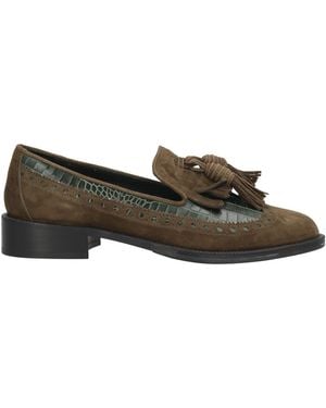 Creative Military Loafers Leather - Green