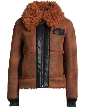 Patrizia Pepe Coat Polyester, Polyurethane - Brown