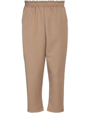 Stilosophy Pants Polyester, Viscose, Elastane - Natural