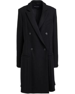 Emporio Armani Coat Virgin Wool, Polyamide - Black