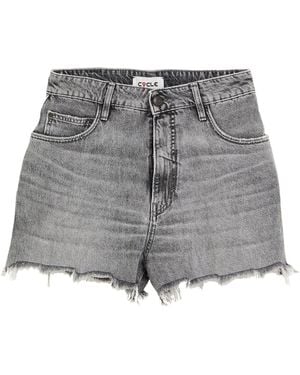 CYCLE Denim Shorts Cotton, Cotton - Gray
