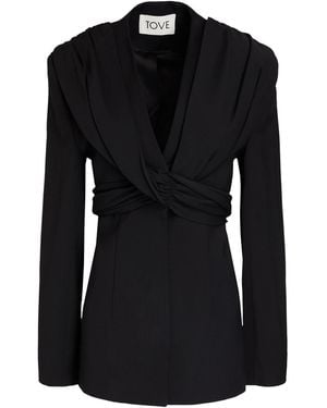 TOVE Blazer Viscose, Virgin Wool, Elastane - Black