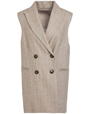 D.exterior Blazer Viscose, Virgin Wool, Polyester, Elastane - Natural