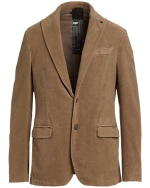 Messagerie Camel Blazer Cotton, Elastane - Brown