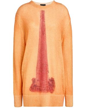 Givenchy Sweater Mohair Wool, Polyamide, Wool - Orange