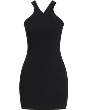 ワンピース COURREGES BLACK COTTON BLEND MINI DRESS 125JRO537JS01079999_11.jpg