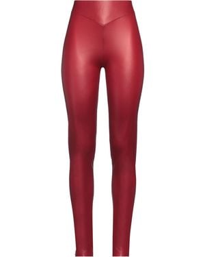 Patrizia Pepe Leggings - Red