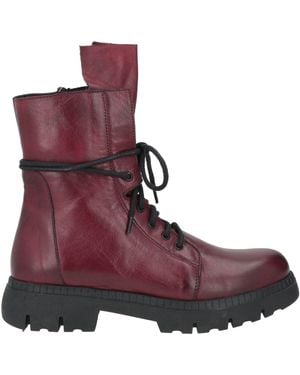 SOFIA MARE Ankle Boots Leather - Purple