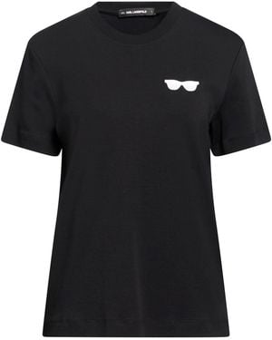 KARL LAGERFELD Karl Cares T-Shirt Organic Cotton - Black
