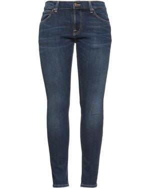 Nudie Jeans Denim Trousers - Blue