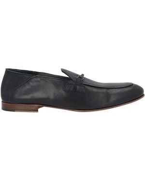 Pollini Midnight Loafers Leather - Blue
