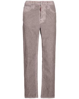 DSquared² Taupe Pants Cotton, Elastane - Gray