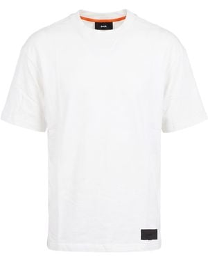 BALR Ivory T-Shirt Cotton, Silk - White