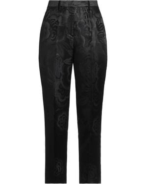Etro Trousers Viscose, Silk, Polyamide - Black