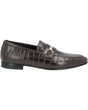 Giovanni Conti Loafers Leather - Grey