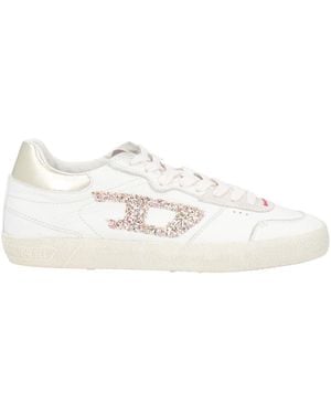 DIESEL Sneakers Leather, Textile Fibers - White