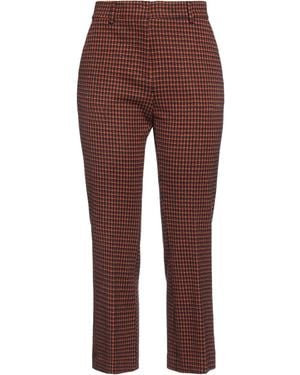 EMMA & GAIA Pants Polyester, Cotton, Polyamide, Elastane - Red