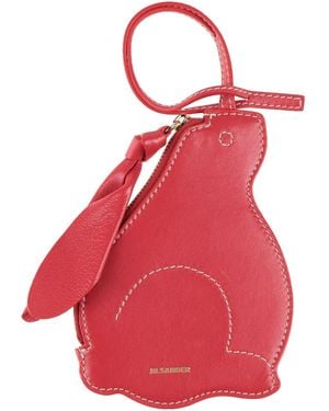 Jil Sander Coin Purse Leather - Red