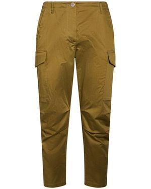 Tom Ford Military Pants Cotton, Elastane - Green