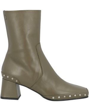 High Ankle Boots - Green