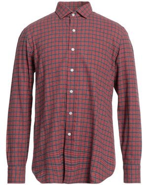 Salvatore Piccolo Shirt Cotton - Red