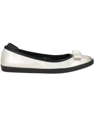 Ferragamo Ballet Flats Lambskin - White