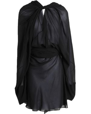 Maison Margiela Mini Dress Silk - Black