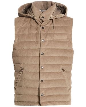 KIRED Khaki Vest Cotton, Elastane - Natural