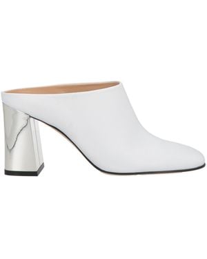 Sergio Rossi Mules & Clogs Leather - White