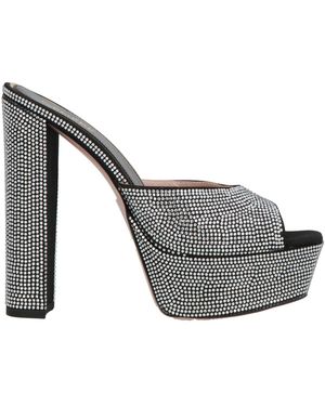 Gedebe Sandals Textile Fibres - Grey