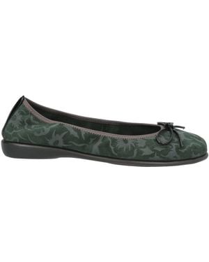 The Flexx Ballet Flats Leather - Green
