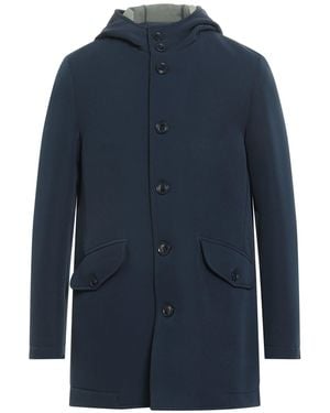 Barbati Midnight Coat Polyester, Elastane - Blue
