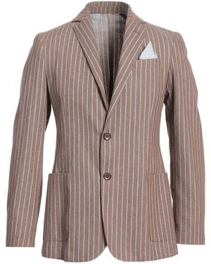 OVER/D Blazer Cotton, Polyester, Linen - Brown