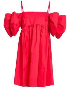 MEIMEIJ Mini Dress Cotton - Red