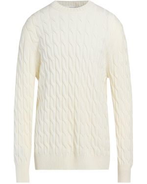 Gran Sasso Ivory Sweater Virgin Wool, Cashmere, Viscose - White
