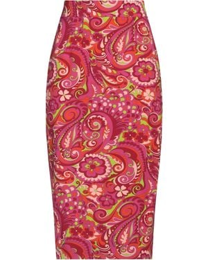 Dolce & Gabbana Midi Skirt - Red