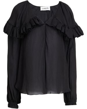 Lanvin Top Polyester - Black