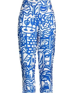 Marc Cain Pants Viscose, Polyamide - Blue