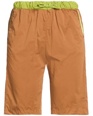 Myths Shorts & Bermuda Shorts Cotton, Elastane - Brown