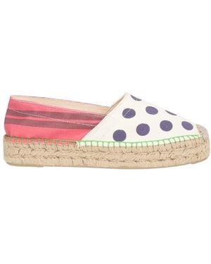 Leo Ivory Espadrilles Textile Fibers - Pink