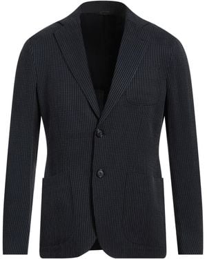 Giorgio Armani Midnight Blazer Cupro, Viscose - Blue