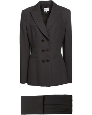 Armani Collezioni Suit Virgin Wool, Polyamide - Black
