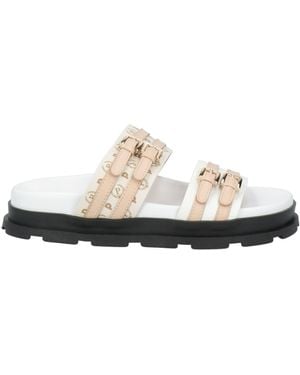 Pollini Sandals Calfskin - White
