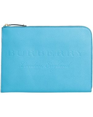 Burberry Handbag Calfskin - Blue