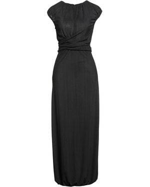 Giorgio Armani Maxi Dress Polyester, Elastane - Black