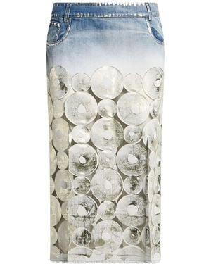 Aviu Denim Skirt Cotton - Blue