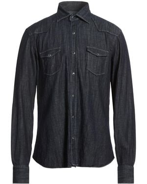 Barba Napoli Denim Shirt Cotton - Blue