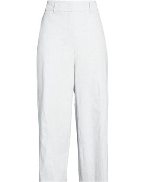 Seductive Light Pants Linen, Polyester, Viscose, Elastane - White